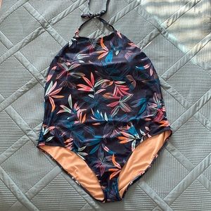 Old Navy One-Piece Halter Swimsuit